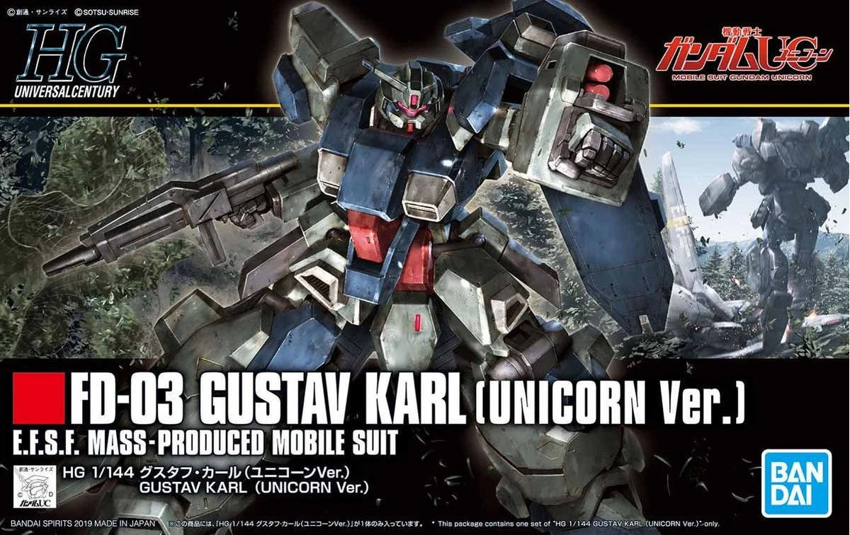 Bandai HGUC FD-03 Gustav Karl (Unicorn Ver.)