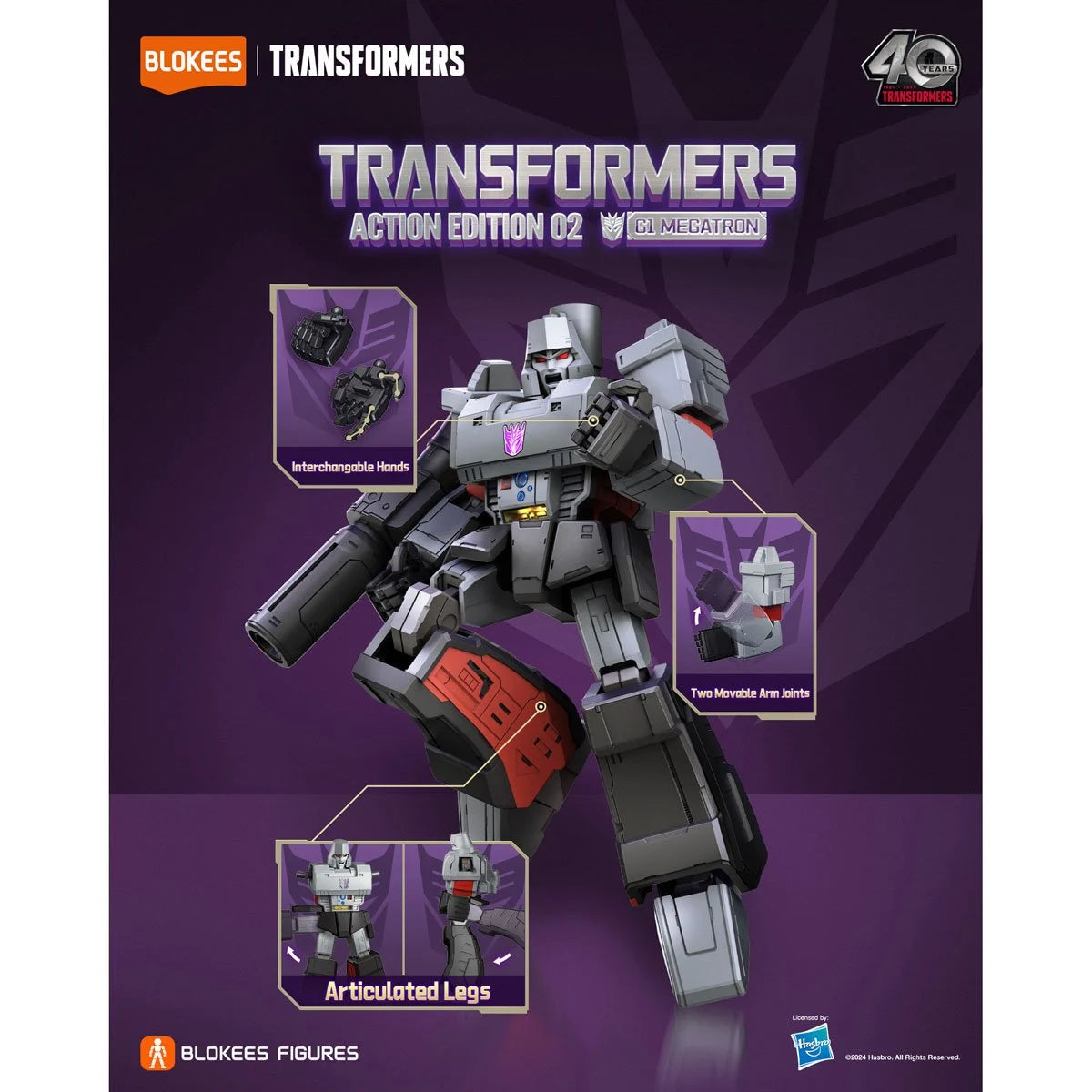 Transformers G1 Megatron Blokees Action Edition Model Kit