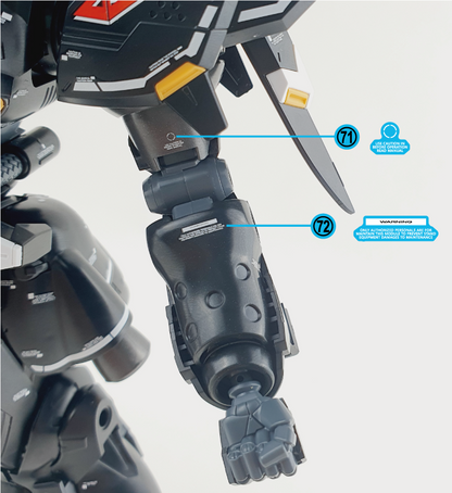 Delpi Decal Waterslide Decals for MG Kampfer Schwer
