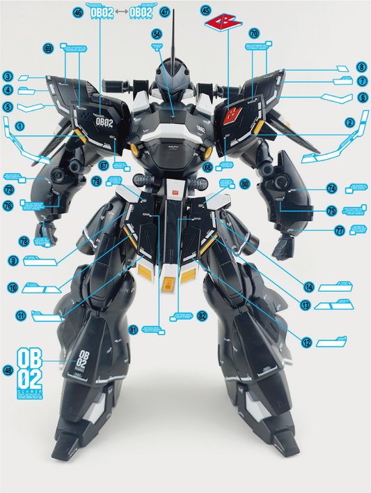 Delpi Decal Waterslide Decals for MG Kampfer Schwer