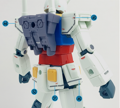 Delpi Decal Waterslide Decals for HGGTO RX-78-2 Gundam