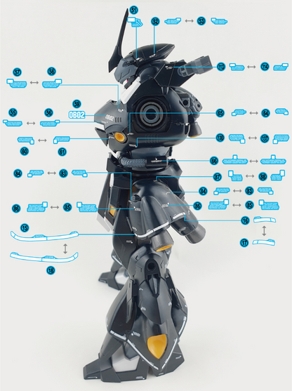 Delpi Decal Waterslide Decals for MG Kampfer Schwer