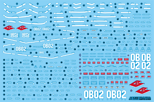 Delpi Decal Waterslide Decals for MG Kampfer Schwer