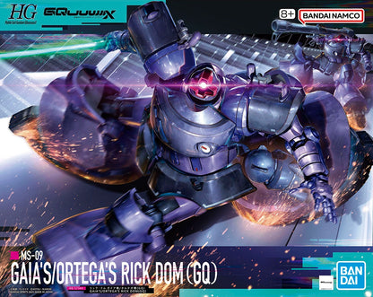 Bandai HGQX MS-09 Gaia's/Ortega's Rick Dom (GQ)