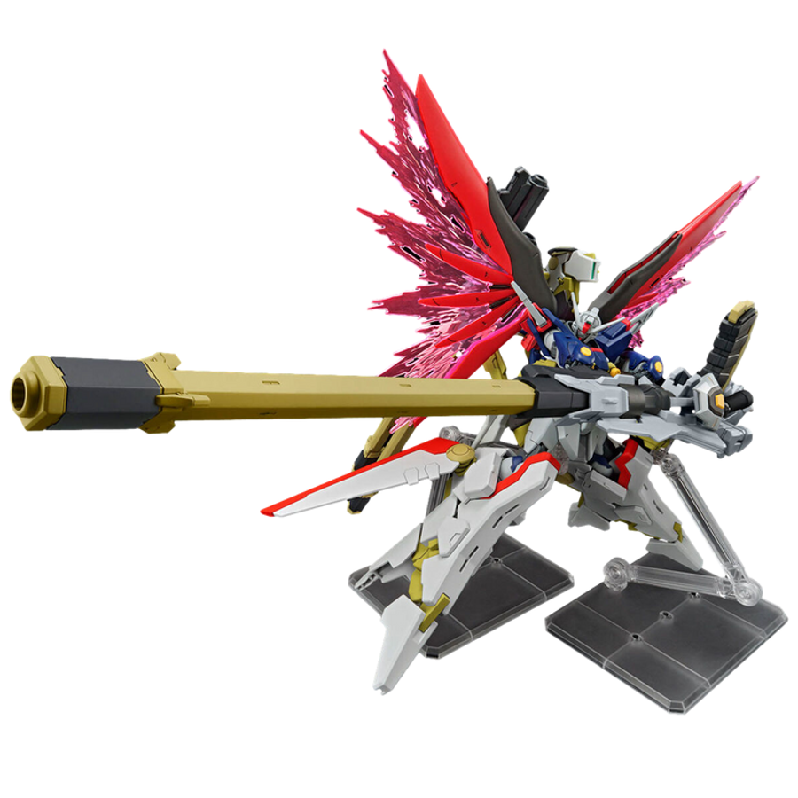 Bandai HGCE Destiny Gundam Spec II & Zeus Silhouette