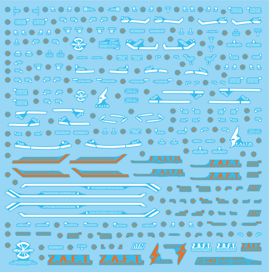 Delpi Decal HG Gouf Ignited (Heine Custom) Waterslide Decal