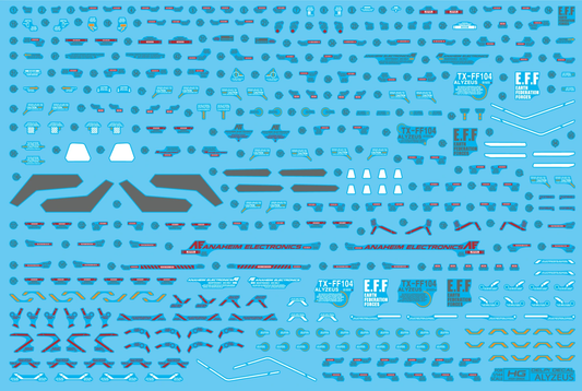 Delpi Decal Waterslide Decals for HG Alyzeus