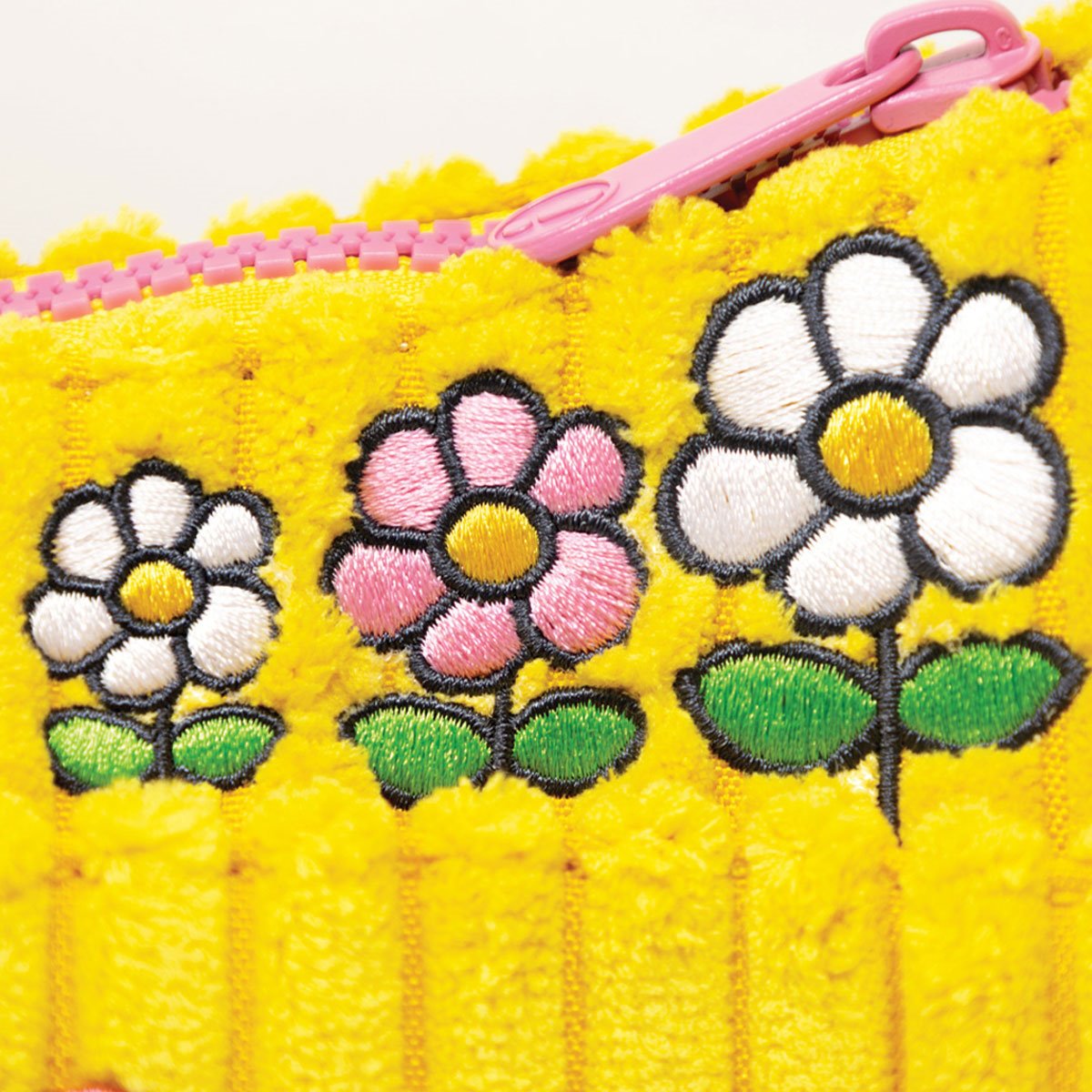Whatever! Makes You Happy x Miffy Yellow Corduroy Crossbody Bag with Charm