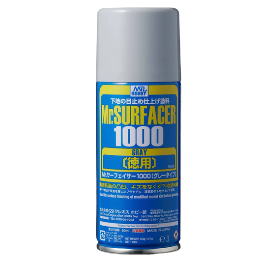 Mr. Hobby Mr. Surfacer 1000 - Gray - 170ml